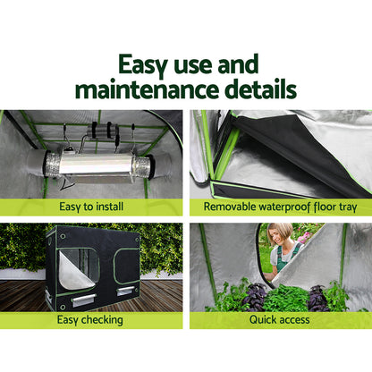 Green Fingers Grow Tent Light Kit 240x120x200CM 4500W LED Full Spectrum