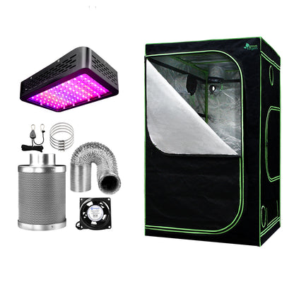 Green Fingers Grow Tent Light Kit 120x120x200CM 1000W LED 4inches Vent Fan,Green Fingers Grow Tent Light Kit LED 1000W Full Spectrum 4inches Vent 120x120x200CM