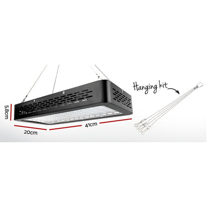 Greenfingers Grow Tent Light Kit 120x120x200CM 1200W LED 6inches Vent Fan,Greenfingers Grow Tent Light Kit LED 1200W Full Spectrum 6inches Vent 120x120x200CM