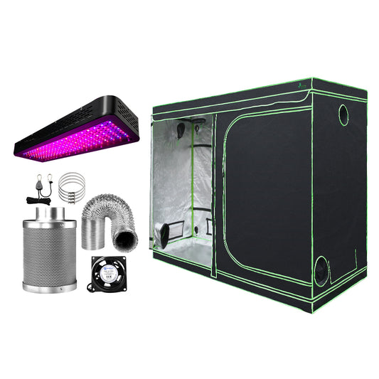 Green Fingers Grow Tent Light Kit 240x120x200CM 2000W LED 6inches Vent Fan,Green Fingers Grow Tent Light Kit LED 2000W Full Spectrum 6inches Vent 240x120x200CM