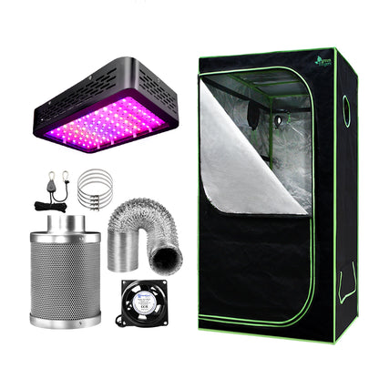 Green Fingers Grow Tent Light Kit 80x80x160CM 1000W LED 4inches Vent Fan,Green Fingers Grow Tent Light Kit LED 1000W Full Spectrum 4inches Vent 80x80x160CM