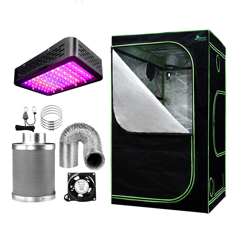 Green Fingers Grow Tent Light Kit 90x90x180CM 1000W LED 6inches Vent Fan,Green Fingers Grow Tent Light Kit LED 1000W Full Spectrum 6inches Vent 90x90x180CM