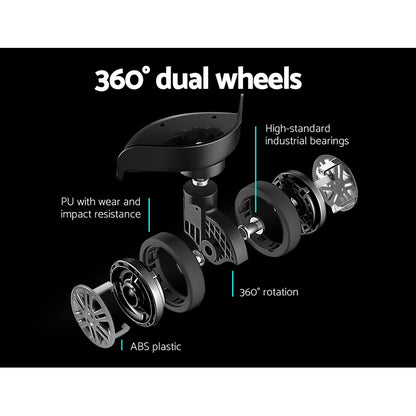 Wanderlite 28-inch Luggage Set with TSA Lock�ABS Hard Shell Travel Suitcase Organiser Luggage Case Black