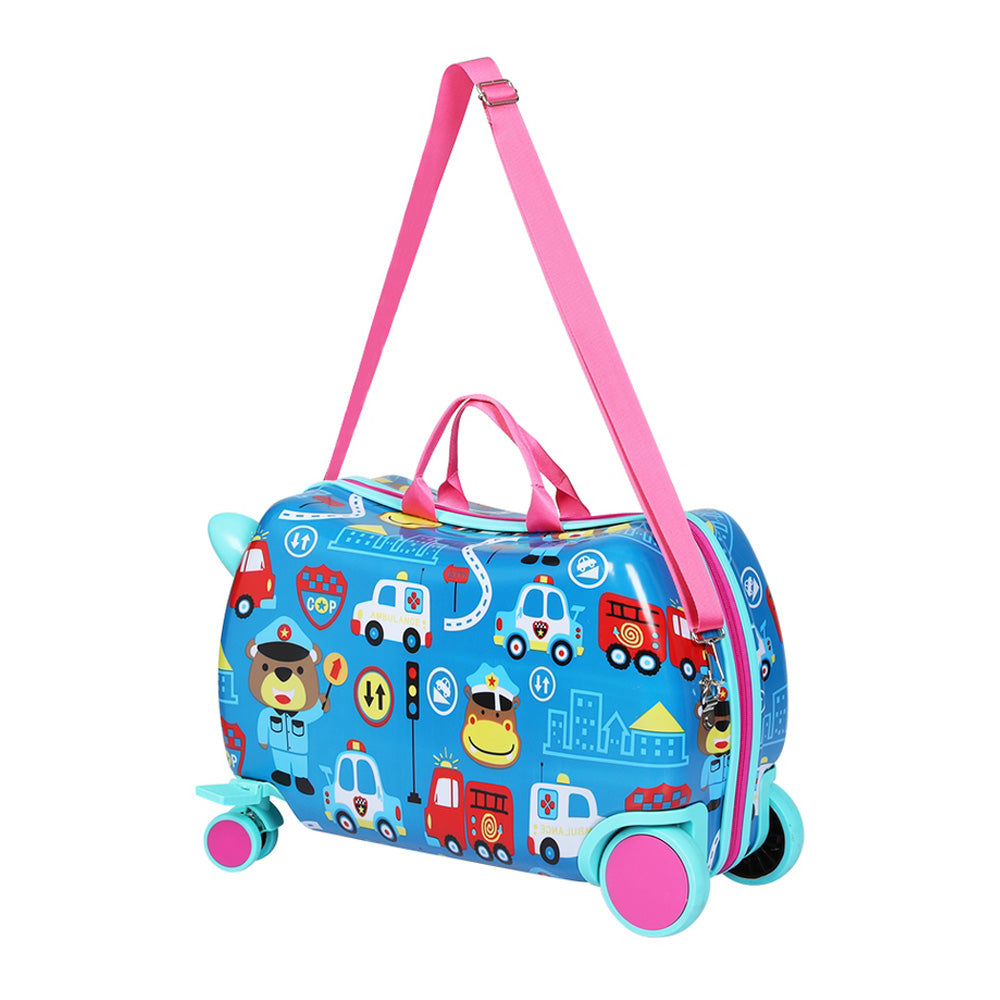 Wanderlite 17inches Kids Ride On Luggage Children Suitcase Trolley Travel Car