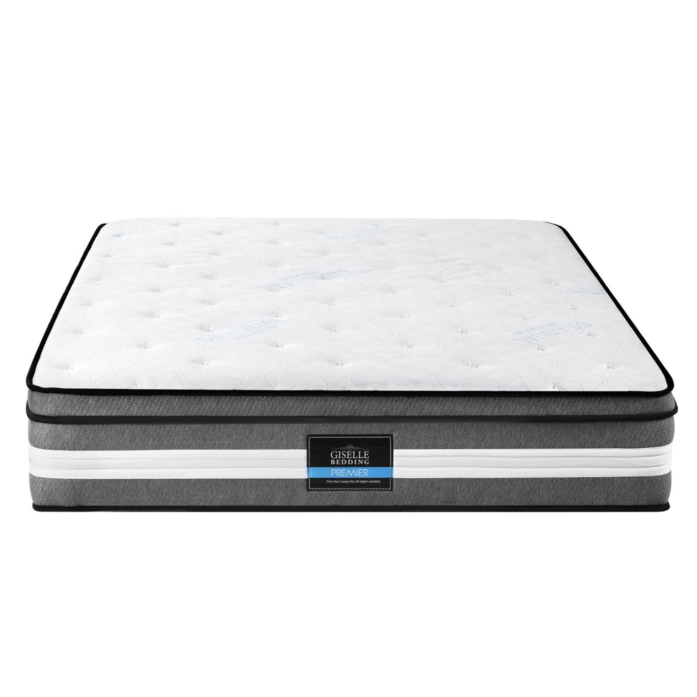 Giselle Bedding 30cm Mattress Gel Foam Pocket Spring Queen
