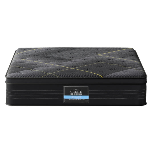 35cm Giselle Mattress King Bed Bamboo Pocket Firm Foam
