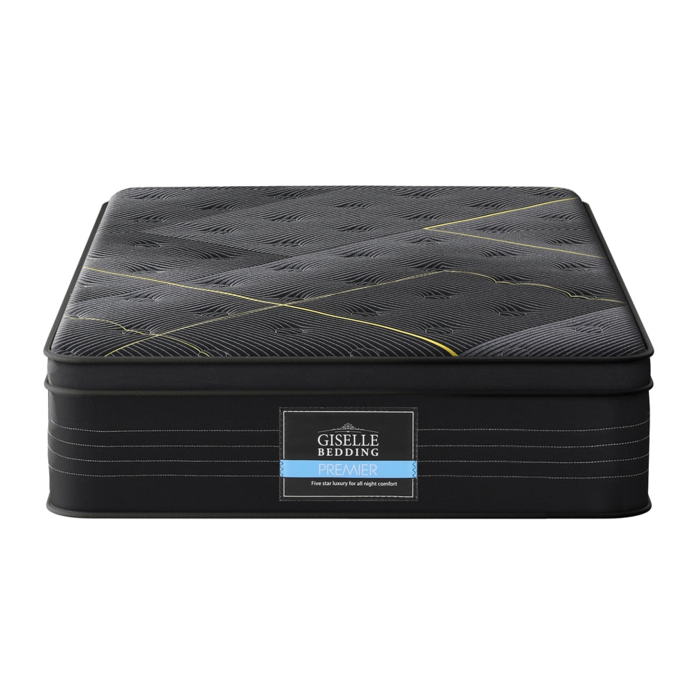 35cm Giselle Mattress King Single Bed Bamboo Pocket Firm Foam