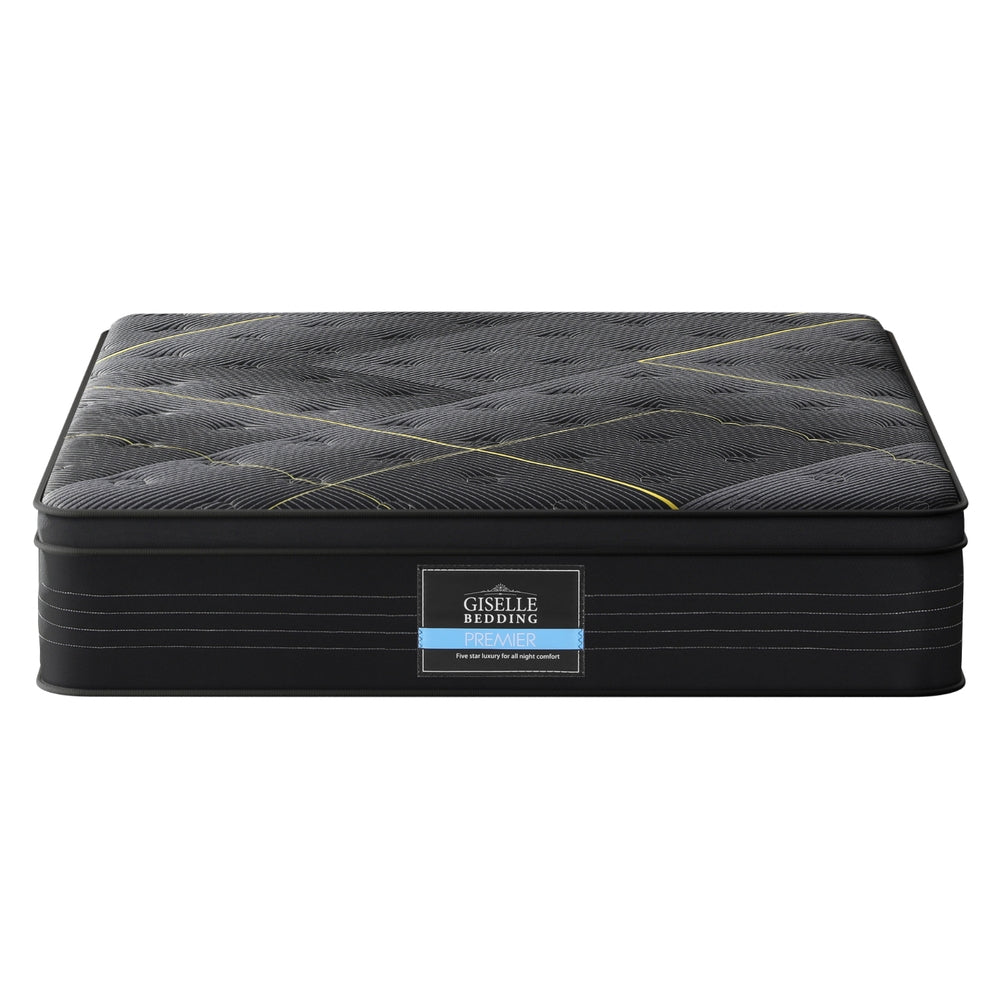 35cm Giselle Mattress Queen Bed Bamboo Pocket Firm Foam