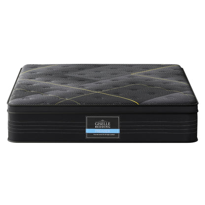 35cm Giselle Mattress Queen Bed Bamboo Pocket Firm Foam