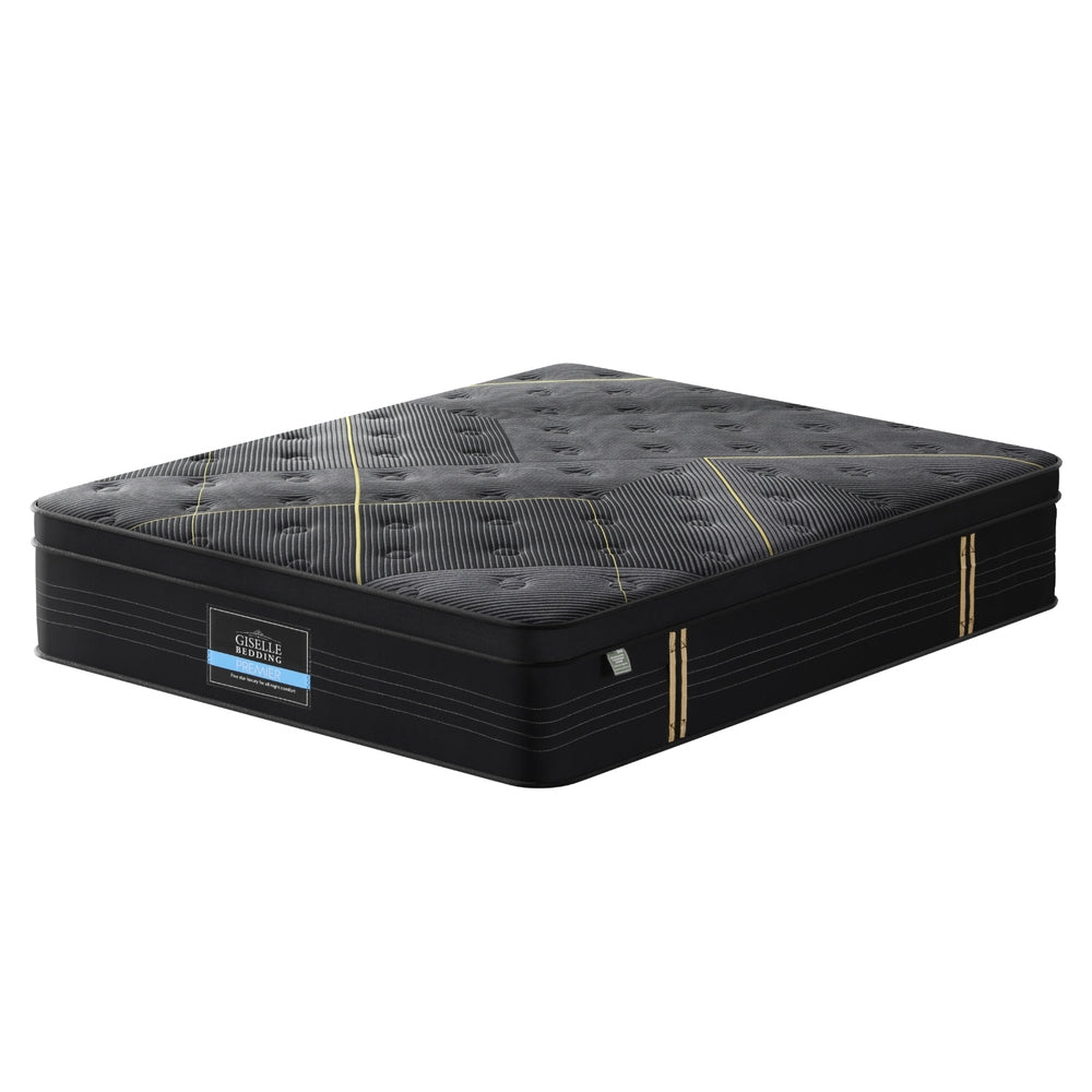 35cm Giselle Mattress Queen Bed Bamboo Pocket Firm Foam