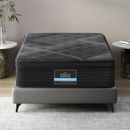 35cm Giselle Mattress Single Bed Bamboo Pocket Firm Foam