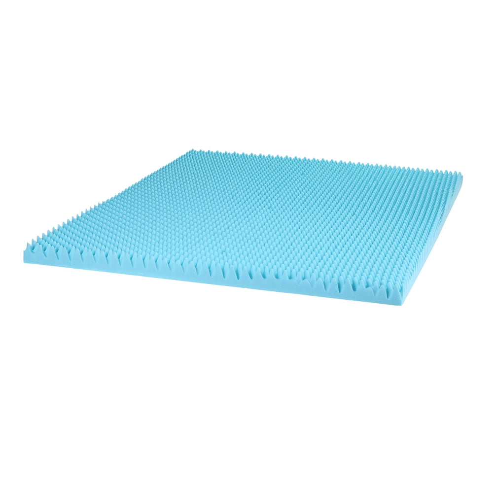 Giselle 8cm Memory Foam Mattress Topper Gel Egg Crate Foam Bamboo Double
