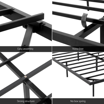 Artiss Queen Bed Frame,Floating Metal Bed Frame with Smart LED Lights - Sturdy Metal Platform Bed Base, Silent Design, Tool-Free Assembly, 300KG Capacity for Home/Hotel/Master Bedroom?
