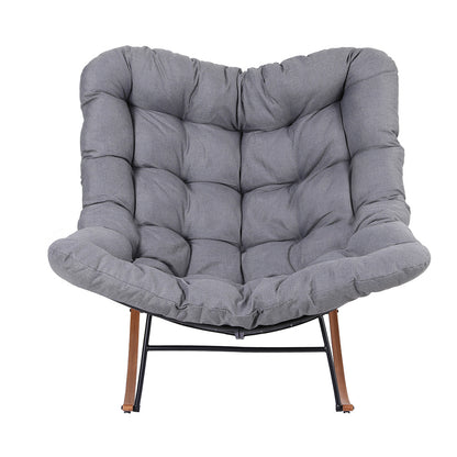 Gardeon Outdoor Rocking Chair Furniture Papasan Recliner Garden Patio Lounge Setting
