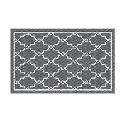 Gardeon Outdoor Rugs 152x244cm Large Carpet Reversible Area Mat PP Dual-Sided Patio Rug Maroc