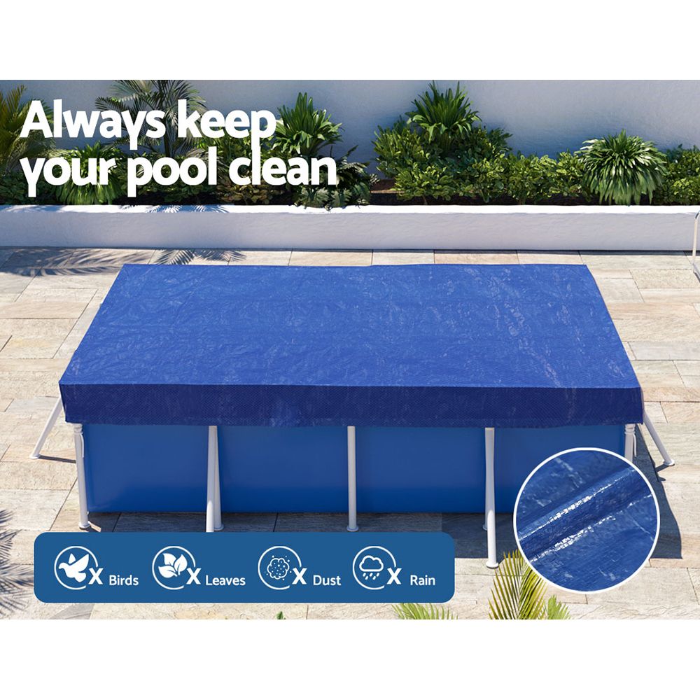 Aquabuddy Pool Cover 3x2m Above-ground Swimming Pool Blanket Blue