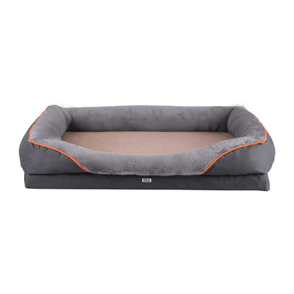 i.Pet Pet Bed Orthopedic Washable Dog Bed Plush Fleece Sofa Cushion Mat