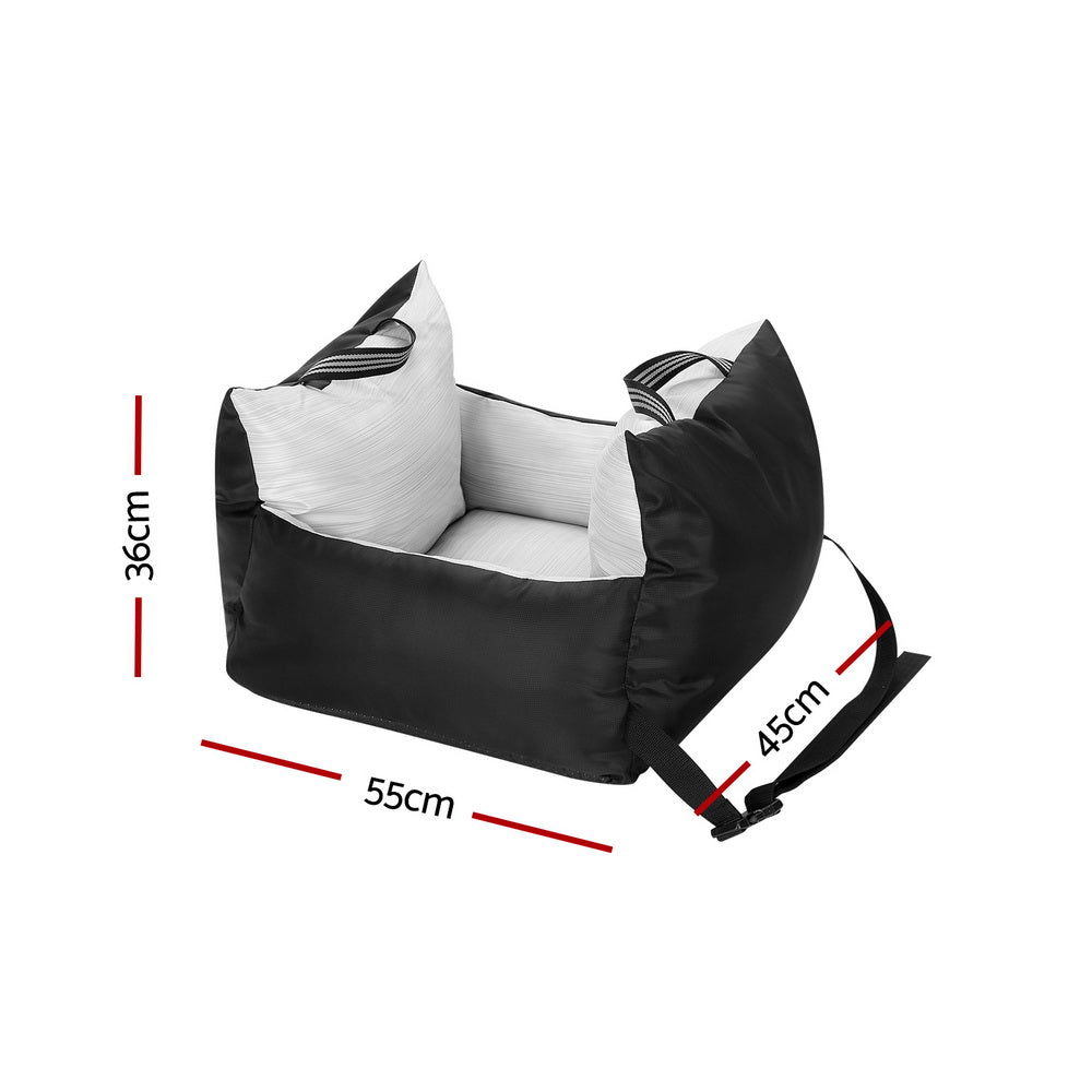 i.Pet Dog Car Seat Booster Cover Dog Bed Portable Waterproof Belt Non Slip metrodealsau