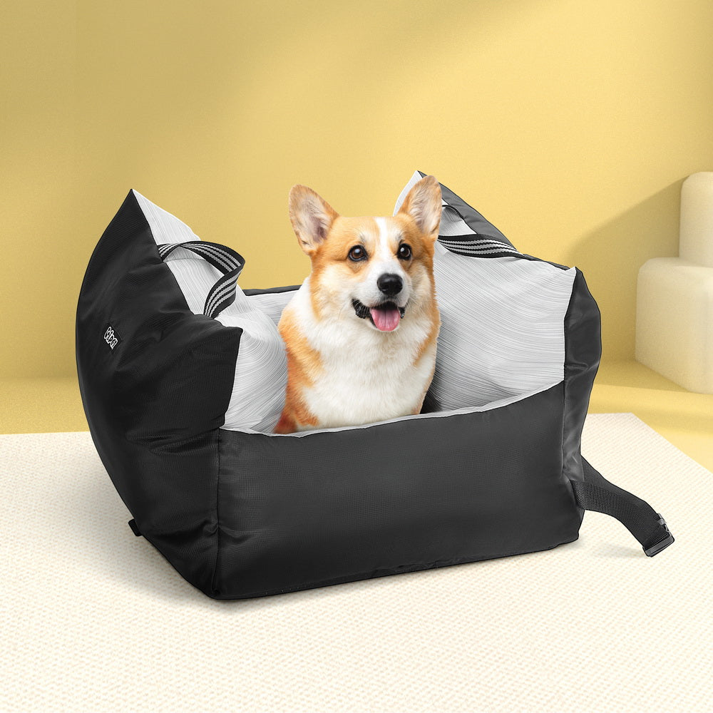 i.Pet Dog Car Seat Booster Cover Dog Bed Portable Waterproof Belt Non Slip metrodealsau