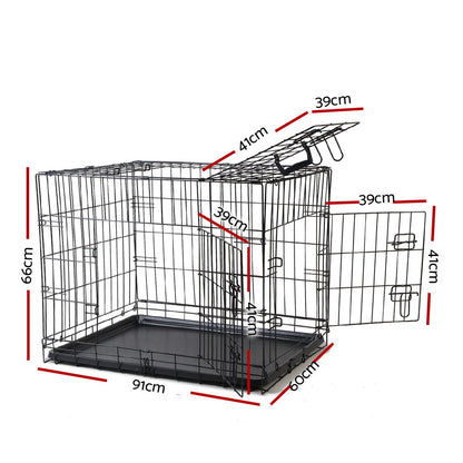 i.Pet 36inches Dog Cage Crate Kennel 3 Doors