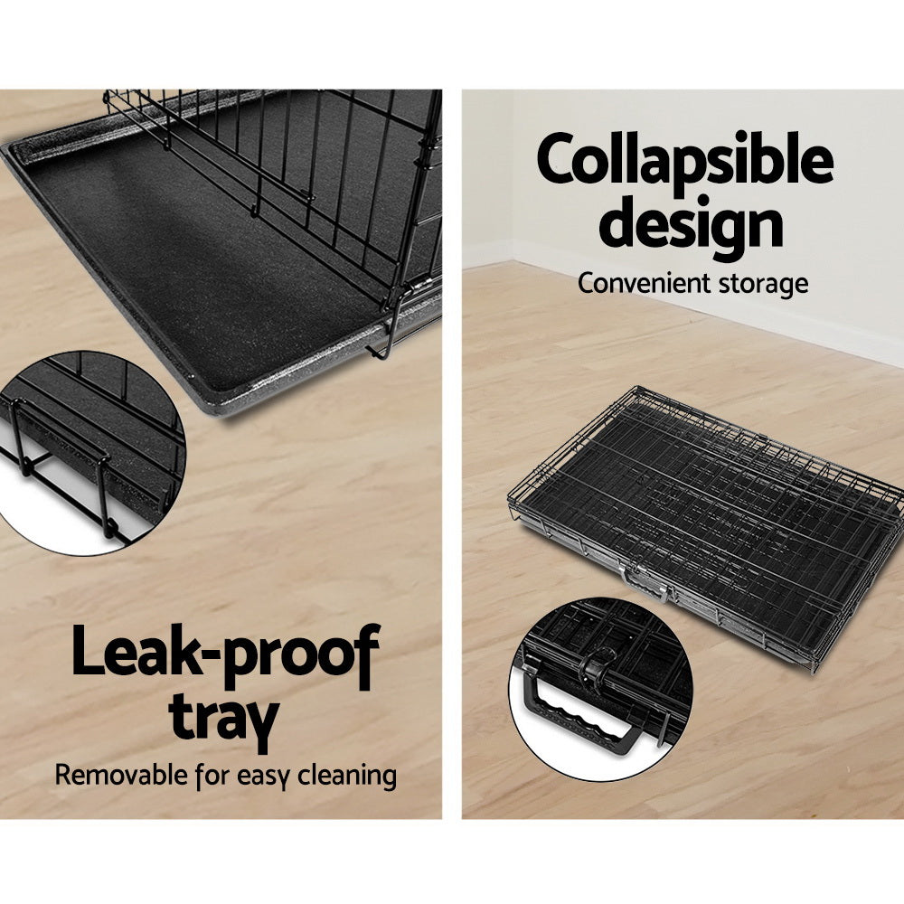 i.Pet 36inches Dog Cage Crate Kennel 3 Doors