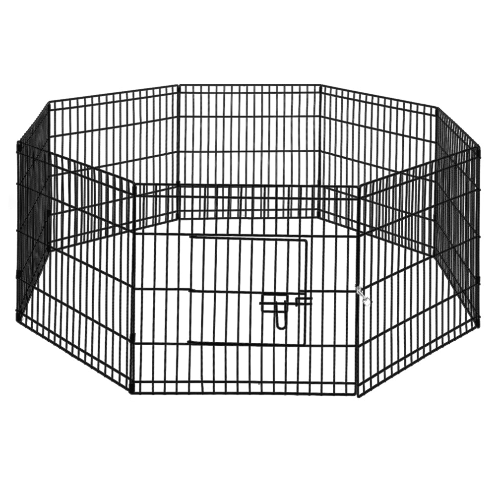 i.Pet 2x24inches 8 Panel Dog Playpen Pet Fence Exercise Cage Enclosure Play Pen