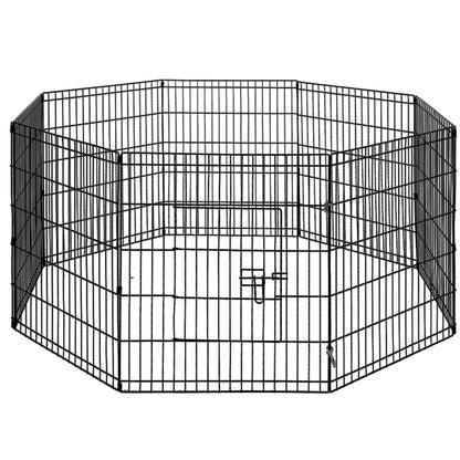 i.Pet 30inches 8 Panel Dog Playpen Pet Fence Exercise Cage Enclosure Play Pen