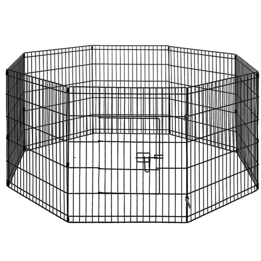 i.Pet 30inches 8 Panel Dog Playpen Pet Fence Exercise Cage Enclosure Play Pen