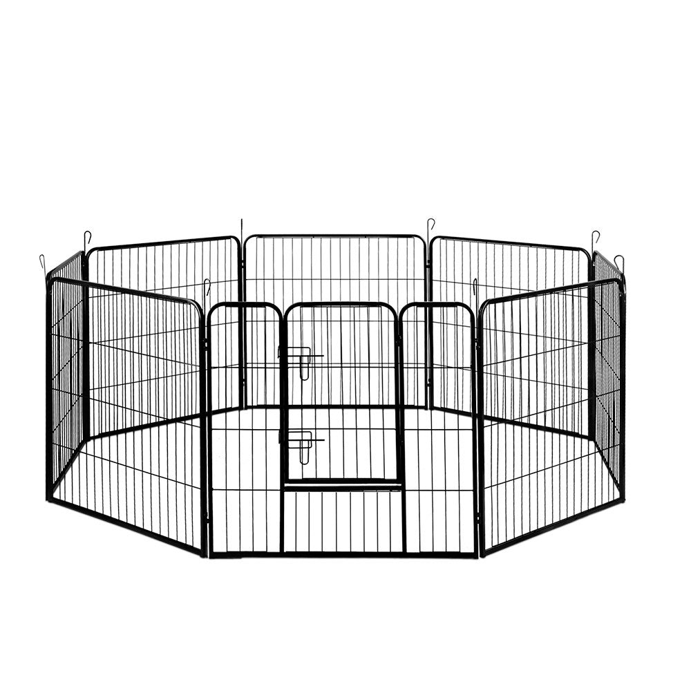 i.Pet 32inches 8 Panel Dog Playpen Pet Exercise Cage Enclosure Fence Play Pen
