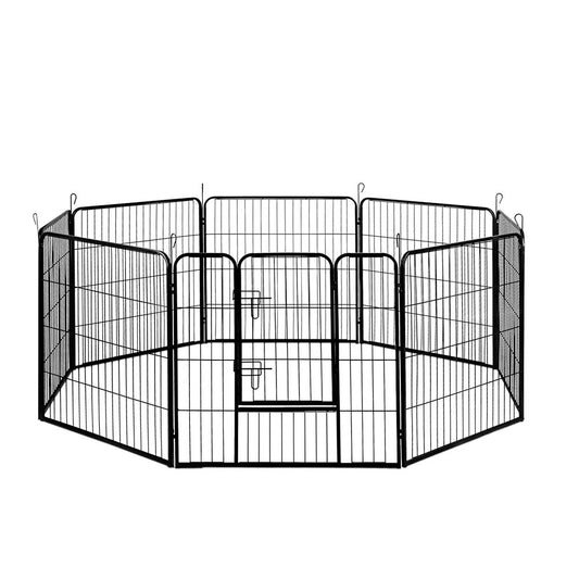 i.Pet 32inches 8 Panel Dog Playpen Pet Exercise Cage Enclosure Fence Play Pen