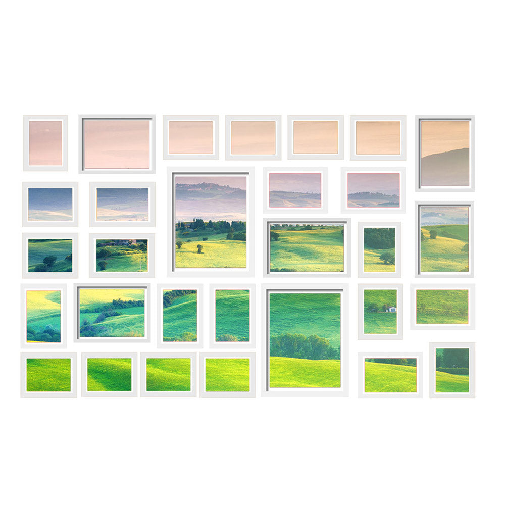 Artiss Photo Frames Art Holder 30PCS 8x10inches 5x7inches 4x6inches 3.5x5inches White