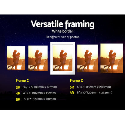Artiss Photo Frames Art Holder 30PCS 8x10inches 5x7inches 4x6inches 3.5x5inches White