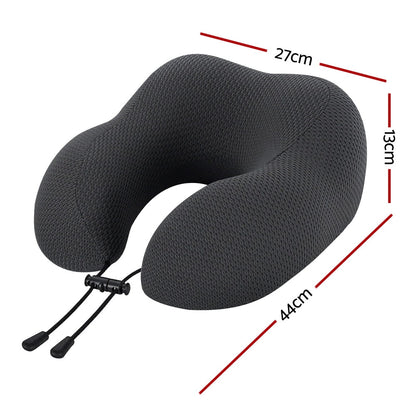 Giselle Bedding Travel Neck Pillow U-Shape Support Memory Foam Plane Car Cushion