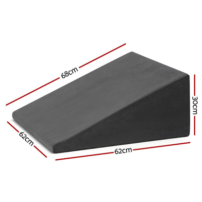 Giselle Bedding Wedge Pillow Grey