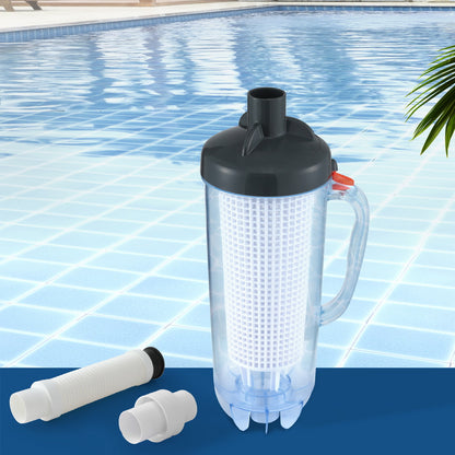 Aqua Buddy Pool Leaf Canister Cleaner Suction Catcher In-ground Swimming Pools