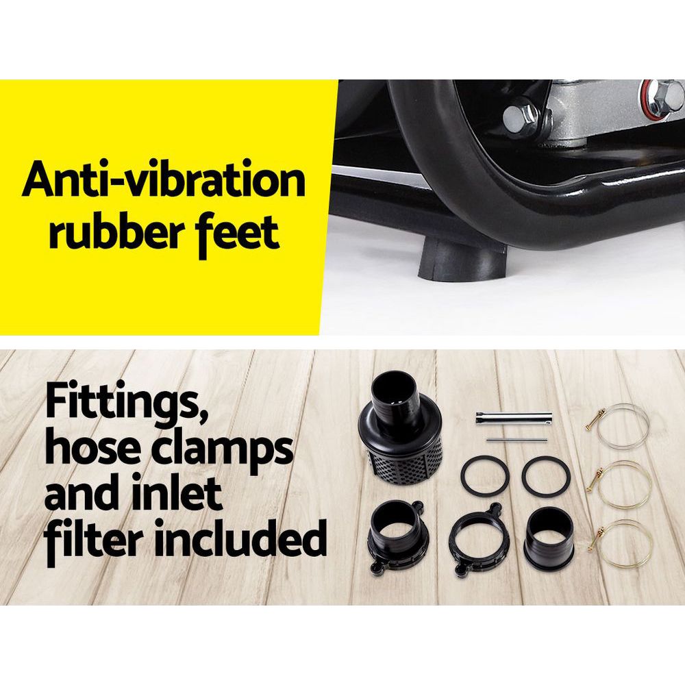 Giantz Petrol Water Pump 3inches High Flow Transfer Fire Fighting Irrigation