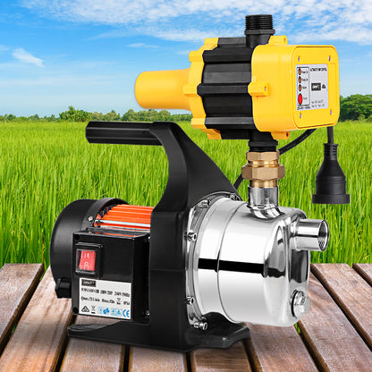 Giantz Garden Water Pump High Pressure 1500W Max. Tank Rain Farm Irrigation House Yellow