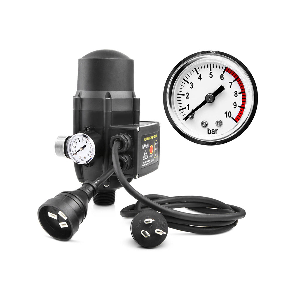 Giantz Garden Water Pump High Pressure 1100-2000W 4-Stage Tank Irrigation Black
