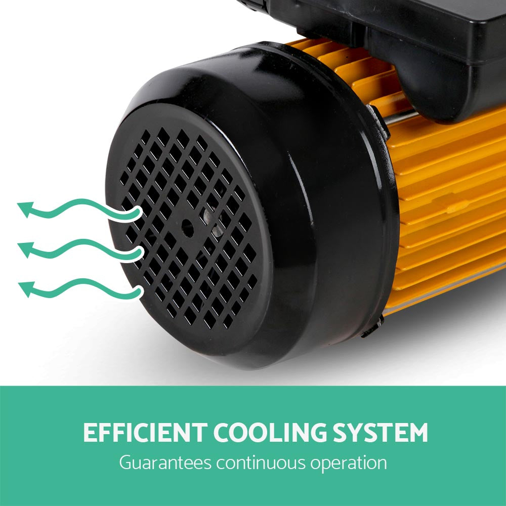 Giantz Garden Water Pump High Pressure 1100-2000W MAX 4-Stage Tank Irrigation Yellow