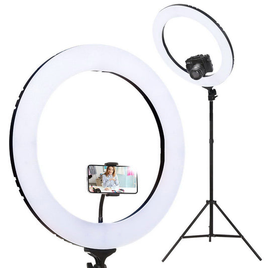 Embellir Ring Light 19inches Tripod Stand Black