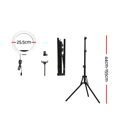 Embellir Ring Light 10inches Tripod Stand