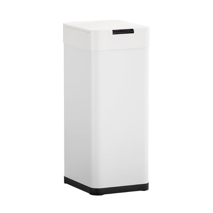 Devanti 50L Sensor Bin Motion Rubbish Bins Kitchen Automatic Trash Can White
