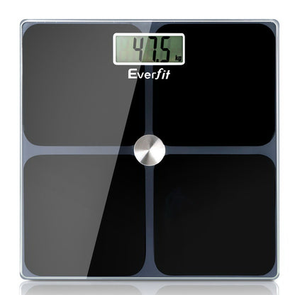Everfit Electronic Digital Bathroom Scale Weighing Tracker Gym 180KG