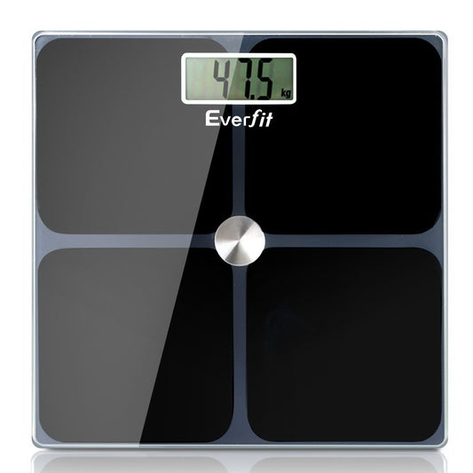 Everfit Electronic Digital Bathroom Scale Weighing Tracker Gym 180KG