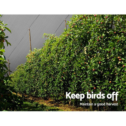 Instahut 50% Shade Cloth 3.66x10m Shadecloth Wide Heavy Duty White