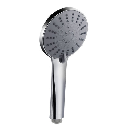 Handheld Shower Head 4.5inches High Pressure 5 Modes Poweful Round Chrome