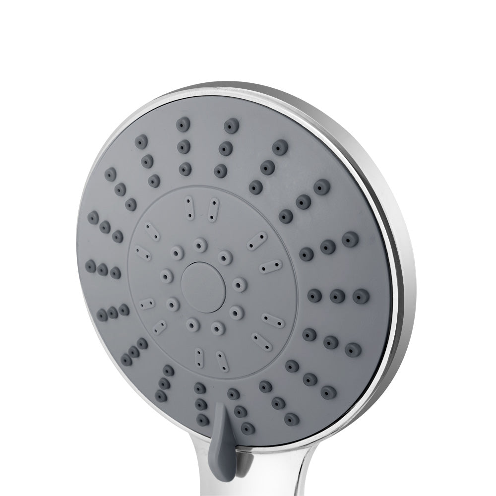 Handheld Shower Head 4.5inches High Pressure 5 Modes Poweful Round Chrome