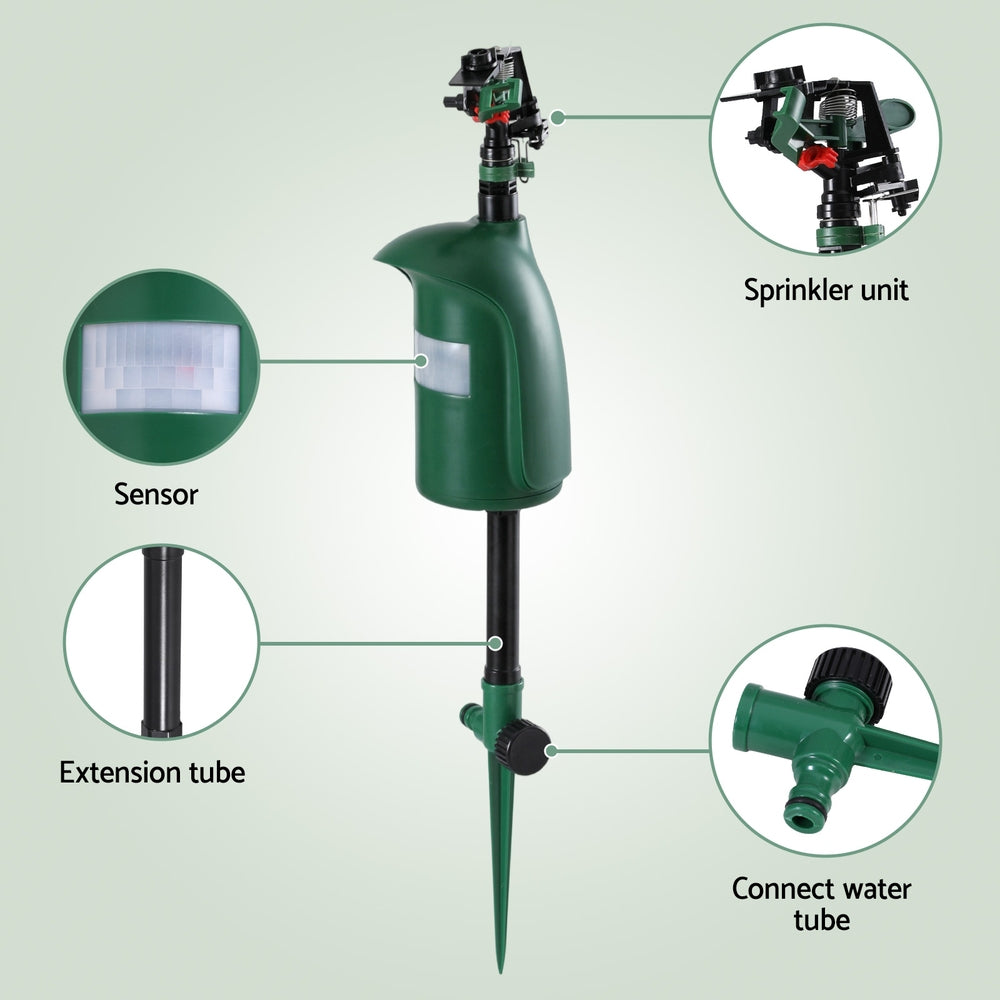 Gardeon Snake Repeller Outdoor Water Sprinkler Animal Deterrent metrodealsau
