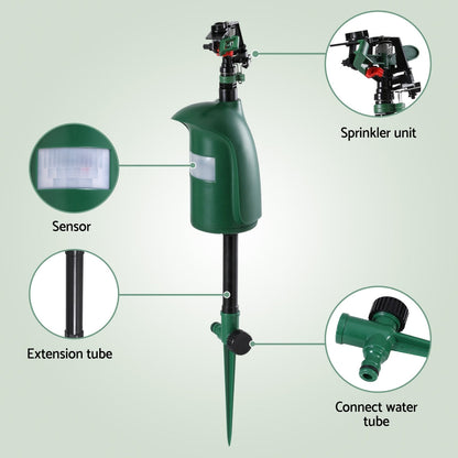 Gardeon Snake Repeller Outdoor Water Sprinkler Animal Deterrent metrodealsau