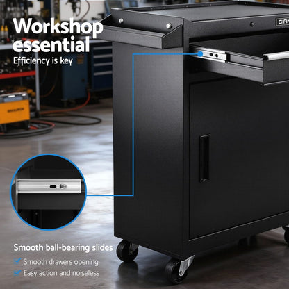 Giantz Tool Chest Trolley Cabinet Rolling Toolbox Garage Storage Tools organizer